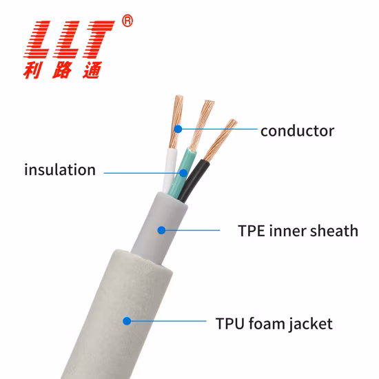 Buoyancy Requirements Foam TPU Floating Precise Cables for Underwater Rov Tether Series Cables