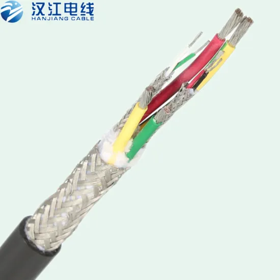 UL2464 Flame Retardant Shield Braided Stranded Copper Conductor Electric Wire 