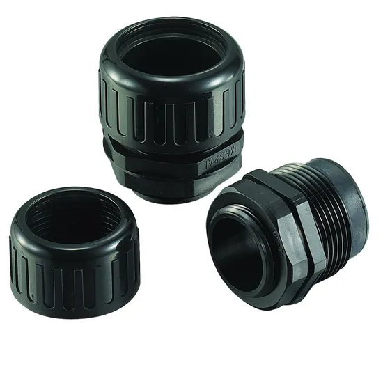 Elbow Type Watertight Connector for Plastic Flexible Conduit Nylon PA66 M25