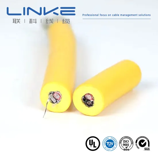 Pool Robotic Cleaner Tether 2 Core Power Wires Rov Floating Cable Power Cable Flexible Cable 