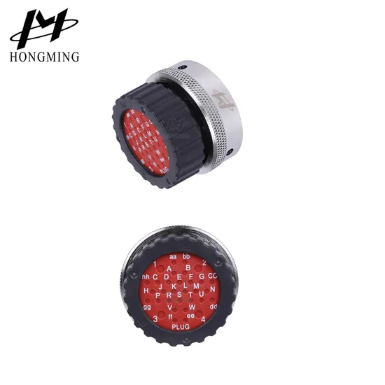 Circular Straight Male Plug Female Socket Plastic Quick Outdoor Watertight Electrical Connector 