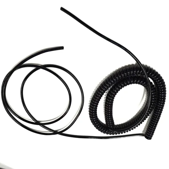 Hoists & Cranes Customized Coiled Extension Cords Spiral Power Cables Curly Cord Power Cable 