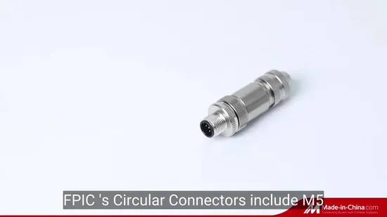 M5 M8 M9 M12 M16 M23 PCB Panel Mount Circular Waterproof Watertight Industrial Connectors 