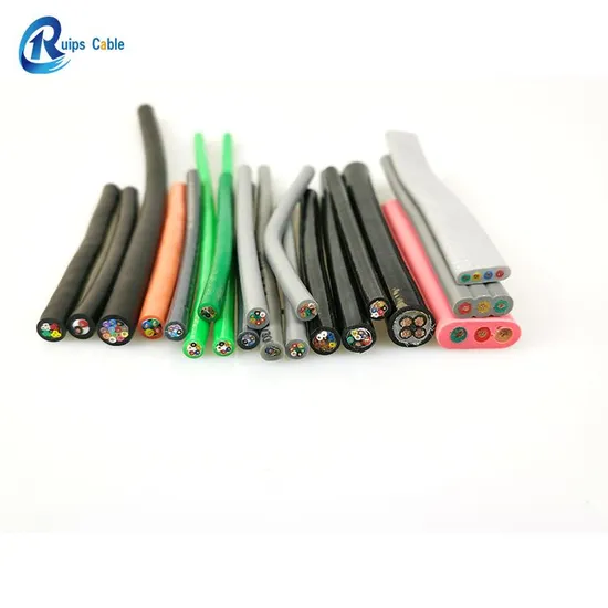 Watertight Fiber Optic Composite Cable Underwater Pipeline Robot Cable 