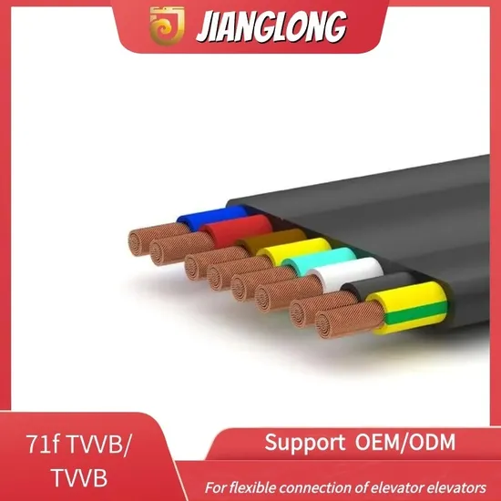 Flat Travel Drag Chain Cable Elevator Lift Crane Track H05vvh6