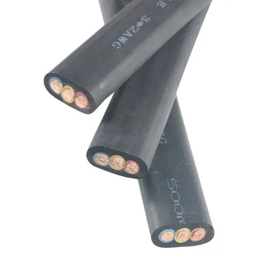 3/4core Annealed Flexible Copper Conductor PVC Sheath Submersible Flat Round Pump Underwater Power Electric Cable 
