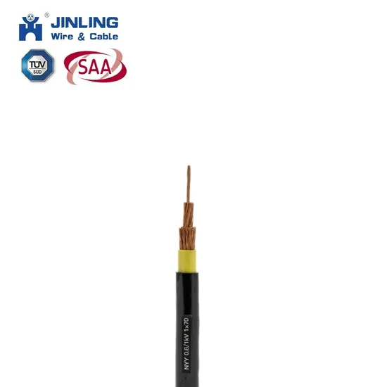 1*70mm2 Single Core Power Cable 0.6 1kv Copper Flexible Electric Cable 