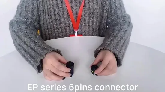 5pin Easy Assembly IP68 AC Socket Pluggable Watertight Connector 