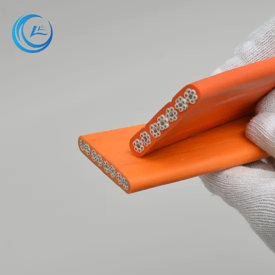 Special Cable for Flat Elevator Tvvb 12 Core Telescopic Door Crane 