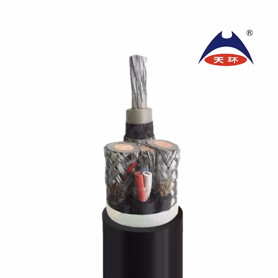 Reliable Shielding Flexible Cable, Electric Drill Cable for Coal Mine/Industry