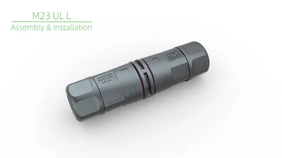 Aohua Garden Power Wire M23 4 Pin Screw Type Watertight LED Connector Cable Accessories 